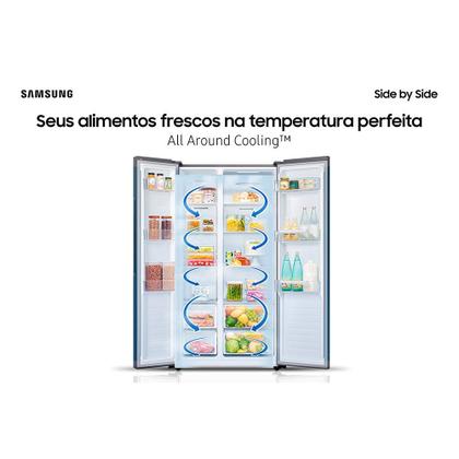Imagem de Geladeira Samsung Side By Side 490 Litros All Around Cooling - RS52