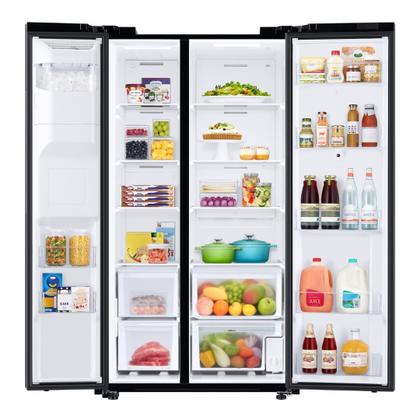 Imagem de Geladeira Samsung Side By Side 585 Litros Preta Premium