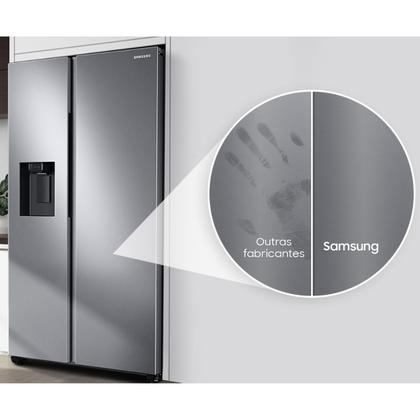 Geladeira Samsung Side by Side RS60 602L Inox Look 110V