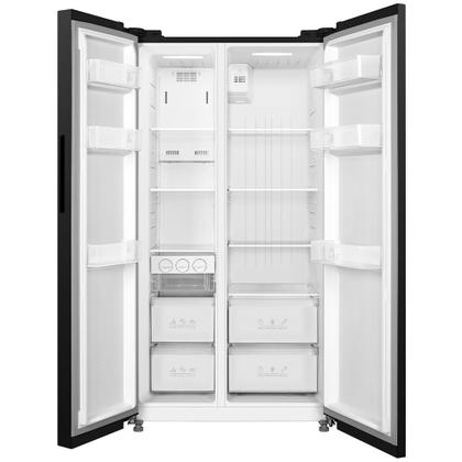 Imagem de Geladeira Side by Side 511L Inverter Preta Conectada Midea