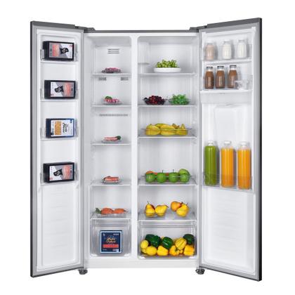 Imagem de Geladeira Side By Side Philco Eco Inverter Prf535id Frost Free Smart Cooling Inox 434l Inox