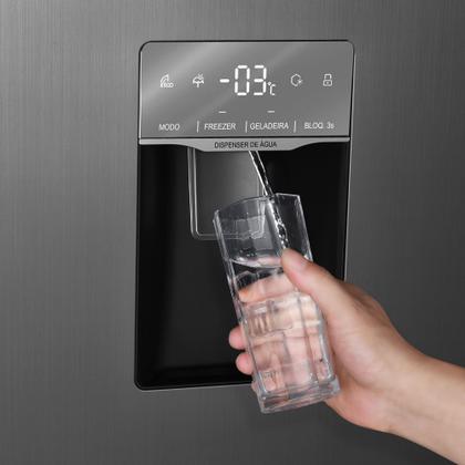 Imagem de Geladeira Side By Side Philco Eco Inverter Prf535id Frost Free Smart Cooling Inox 434l Inox