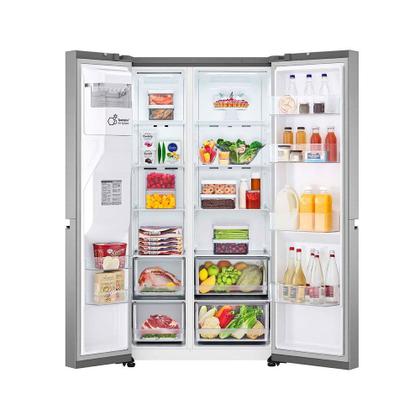 Imagem de Geladeira Smart GC-L257SLP1.APZGSBS Degelo Side by Side 2 Portas Inverter 611 Litros LG