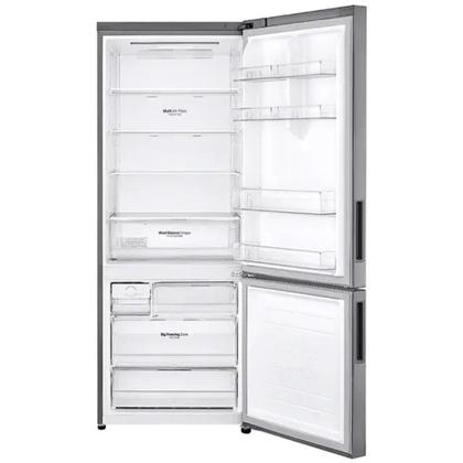 Imagem de Geladeira Smart LG Bottom Frezer 451L Frost Free Inverter Inox