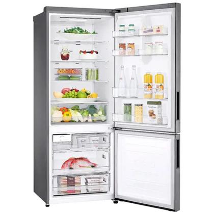 Imagem de Geladeira Smart LG Bottom Frezer 451L Frost Free Inverter Inox