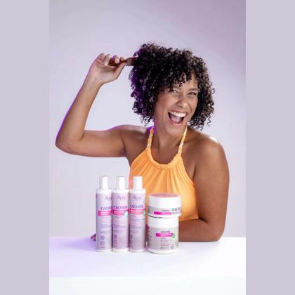 Imagem de Gelatina Apse Ativadora De Cachos Umidificadora Cabelos Cacheados Profissional 500ml