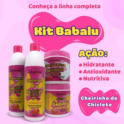 Imagem de Gelatina Capilar Linha Morango e Framboesa Hidratante Maycrene 500g