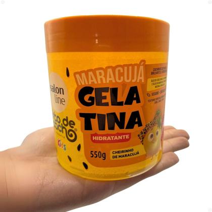 Imagem de Gelatina Hidratante Salon Line Kids todecacho Maracujá 550g