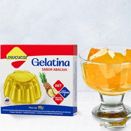 Imagem de Gelatina Lowçucar Sabor Abacaxi 10g