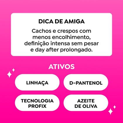 Imagem de Gelatina Salon Line To de Cacho Definição Intensa Fixação Extra Forte 550g