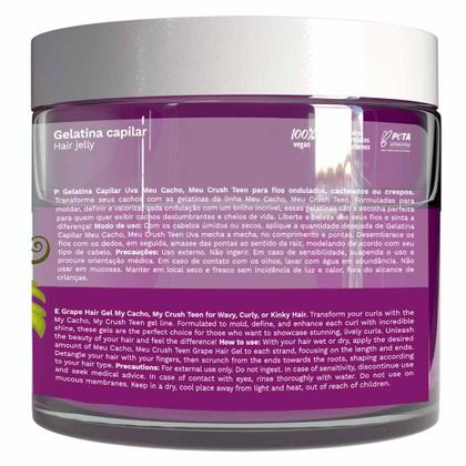 Imagem de Gelatina Uva Inoar Meu Cacho Meu Crush Teen