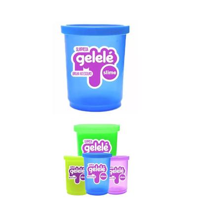 Imagem de Geleca Mágica Slime Colorida Brilha No Escuro Squish Puxa