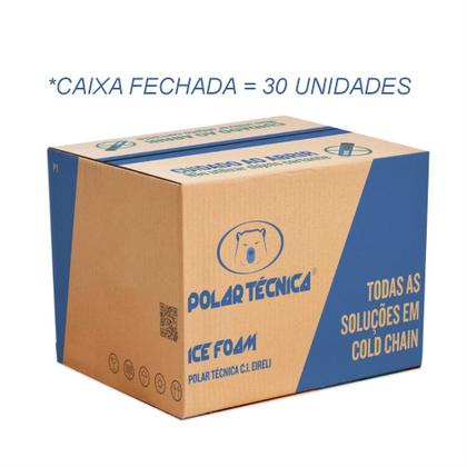 Imagem de Gelo Artificial Espuma Ice Foam 400g Caixa com 30 Unidades