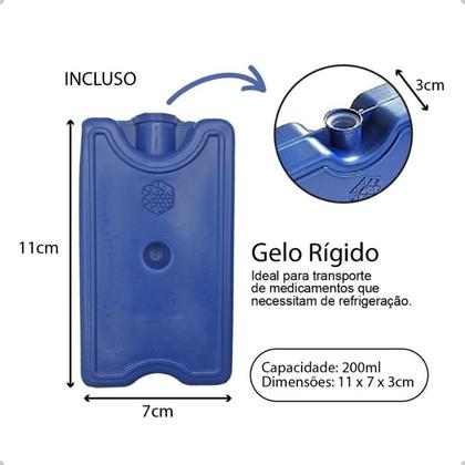 Imagem de Gelo Gel Artificial Reutilizável 200ml Gelox Kit 20 Un