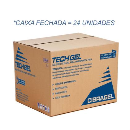 Imagem de Gelo Gel Artificial Tech Gel 550ml  Caixa Fechada com 24 Unidades