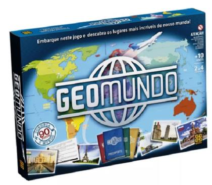 Geomundo - Geografia em diversão - Pronta entrega - grow Imagem de Geomundo - Geografia em diversão - Pronta entrega
