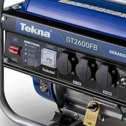 Imagem de Gerador à Gasolina 2,5 KVA 4 Tempos Bivolt GT2600FB TEKNA