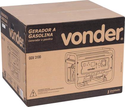 Imagem de Gerador a gasolina 3100W GGV 3100 VONDER