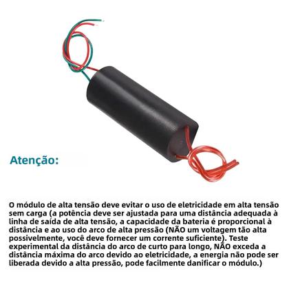 Imagem de Gerador De Alta Tensão DC 3.7V-7.4V Para 1000kV Módulo Transformador De Potência De Pulso De Arco