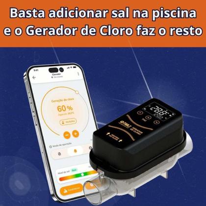 Imagem de Gerador de Cloro THC30 Wifi Piscina até 30.000 litros Tholz