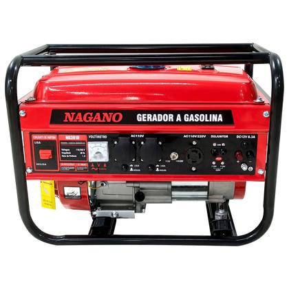 Imagem de Gerador de Energia a Gasolina 3.6 KVA Monofásico 110v/220v 7hp