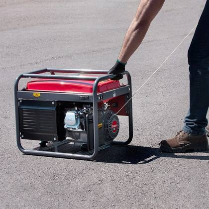 Imagem de Gerador de Energia à Gasolina Branco B4T-3500 3,5Kva Monofásico com tecnologia AVR 110V/220V
