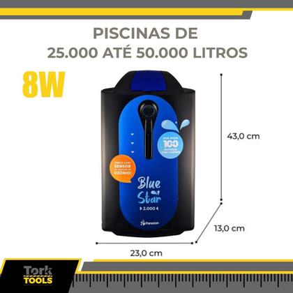 Imagem de Gerador De Ozônio 8w Piscinas 50000l Blue Star 2000 Panozon