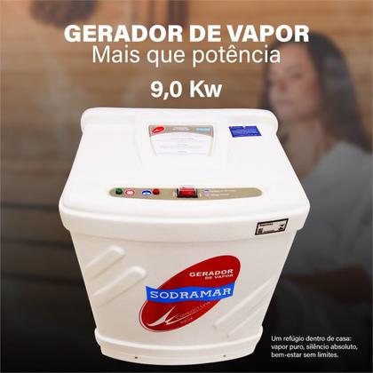 Imagem de Gerador de Vapor Para Sauna 9,0 e 12Kw 220V SODRAMAR