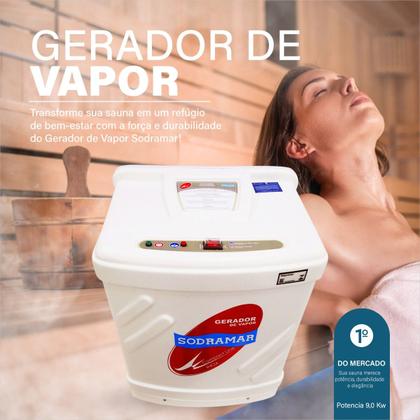 Imagem de Gerador de Vapor Para Sauna 9,0 e 12Kw 220V SODRAMAR