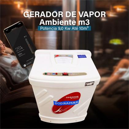 Imagem de Gerador de Vapor Para Sauna 9,0 e 12Kw 220V SODRAMAR