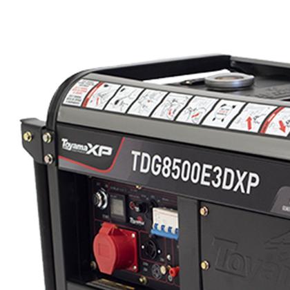 Imagem de Gerador Diesel Toyama TDG8500E3DXP 7,5KVA com AVR Trif 220V