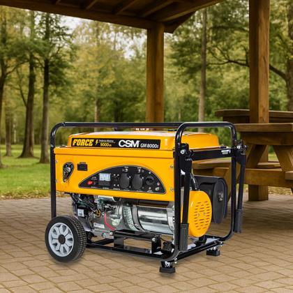 Imagem de Gerador Energia Portátil a Gasolina Partida Elétrica Csm 8000E Force 9Kva Monofásico 9000Va Bivolt