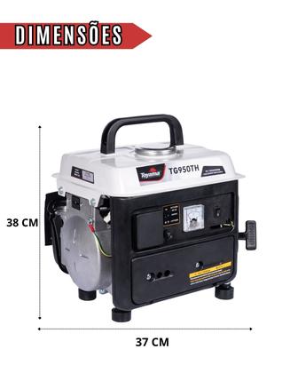 Imagem de Gerador Toyama Gasolina 2 Tempos Monofásico 850W Partida Manual com Carregador de Bateria Ideal para Uso Doméstico Camping e Emergências