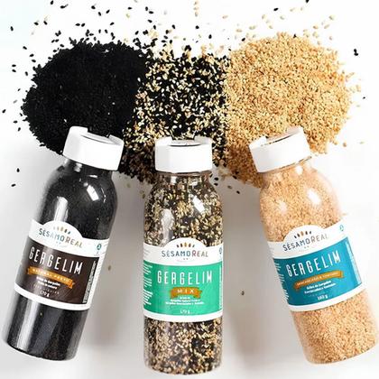 Imagem de Gergelim Natural Preto Sésamo Real 170g