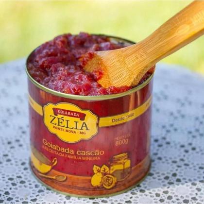 Imagem de GGoiabada Zélia Lata 800g  Sabor Tradicional, Textura Cremosa e Qualidade Inconfundível