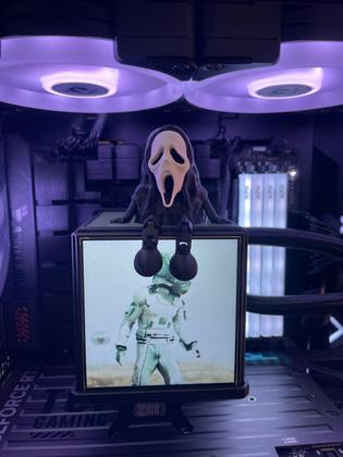 Imagem de Ghost Face Fantasminha Enfeite Gamer Setup PC