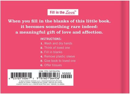 Imagem de Gift Journal Knock Knock O que eu amo em você Livro