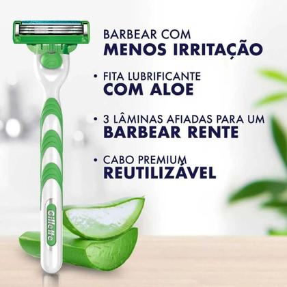 Imagem de Gillette Mach3 Sensitive 2 Unidades Carga Para Aparelho De Barbear