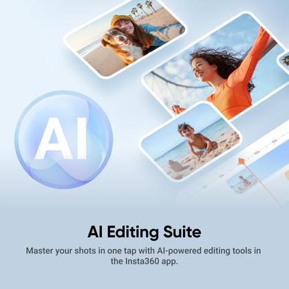 Imagem de Gimbal dobrável Insta360 Flow 2 Plus AI Tracking branco