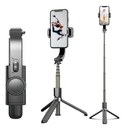 Imagem de Gimbal Estabilizador Imagem Celular Pau De Selfie Bluetooth