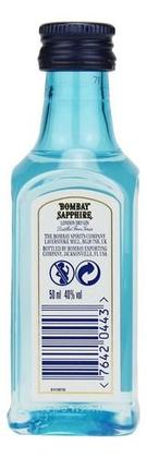 Imagem de Gin Bombay Miniatura Sapphire London Dry 50ml