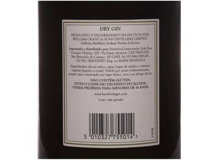 Imagem de Gin Hendricks Artesanal Seco