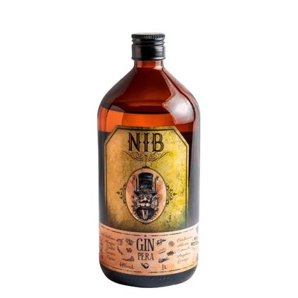 Imagem de Gin Nacional NIB Sabor Pera Garrafa 1l 6 Unidades