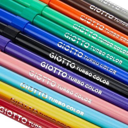 Imagem de Giotto Turbo Color Canetinhas Hidrográficas Com 24 Cores Intensas