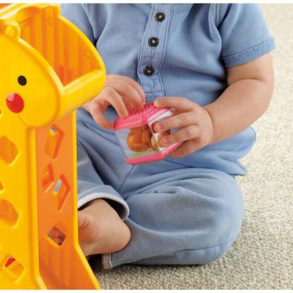 Imagem de Girafa Com Blocos Fisher Price Para Bebe Infantil Mattel