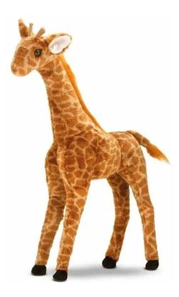Imagem de Girafa de Pelúcia Gigante Realista Decoração de Quarto e Festas Safari Savana 85cm Pelucias HAS Brasil