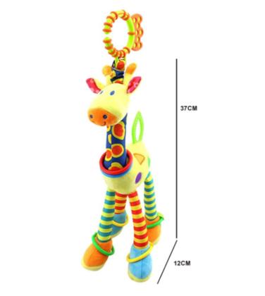 Imagem de Girafinha Brinquedo Chocalho Mordedor Móbile Bebê Sensorial