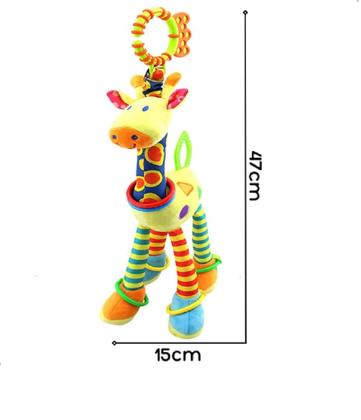 Imagem de Girafinha Brinquedo Chocalho Mordedor Móbile Bebê Sensorial