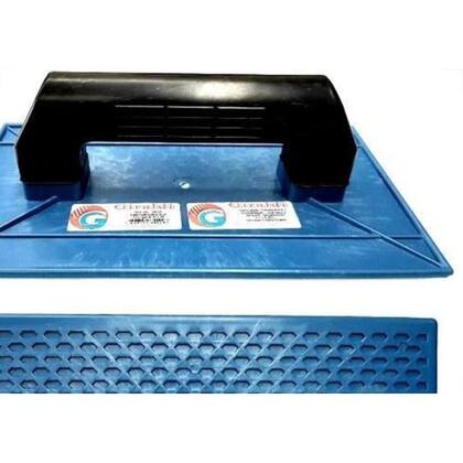Imagem de Giraldi Desempenadeira  Pvc Gir/Asb Corrug. 16 Azul