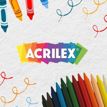 Imagem de Giz Cera 12 Cores Triangular Big Acrilex